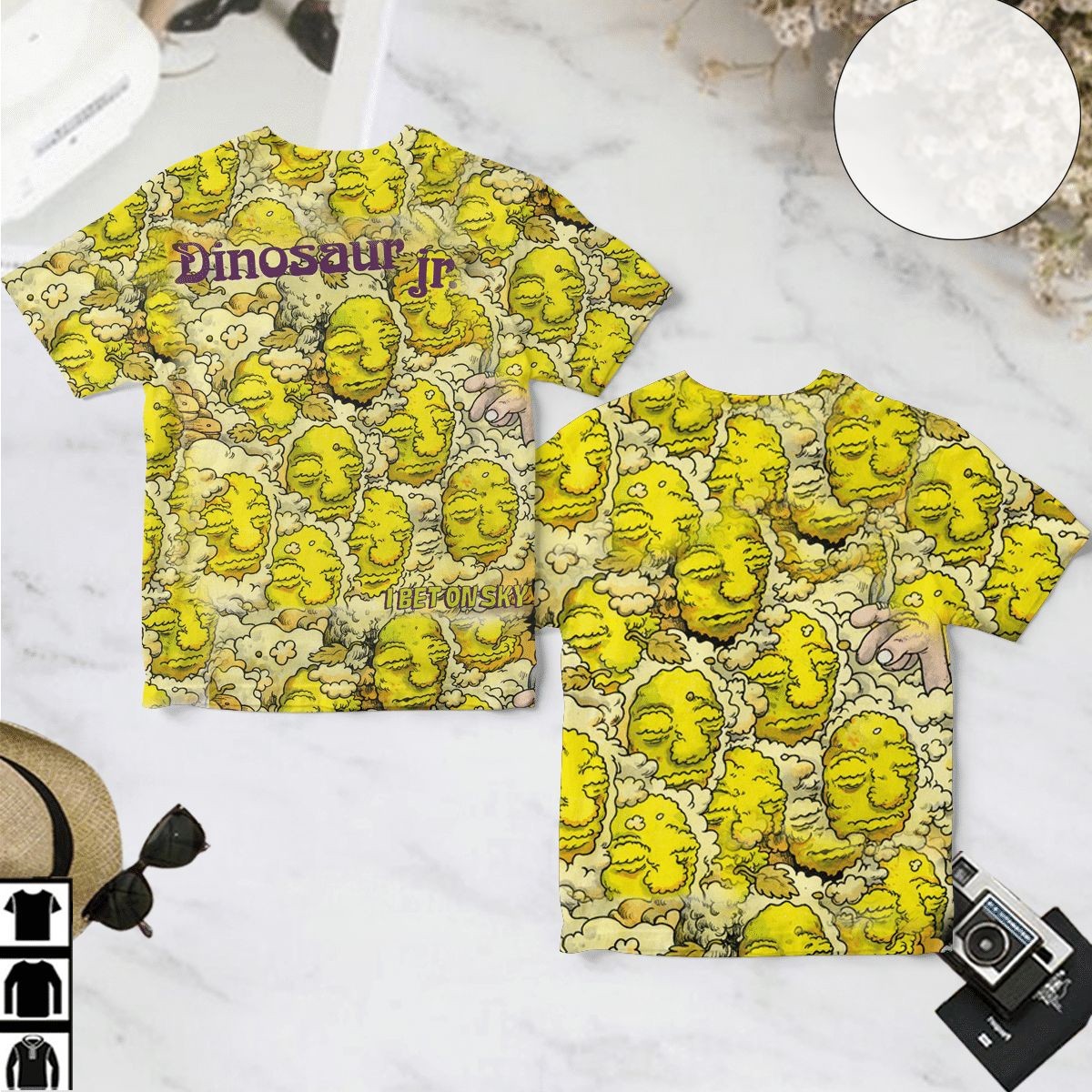 Dinosaur Jr I Bet On Sky Album Cover 3D T-Shirt Polyester New BO2008