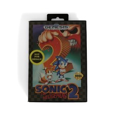 1992 Sonic The Hedgehog 2 Sega Genesis Tested/Working Not for Resale