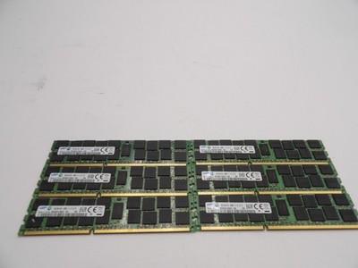 Lot of 6x16GB=96GB Samsung (M393B2G70QH0-YK0) 2RX4 PC3L-12800R  Memory