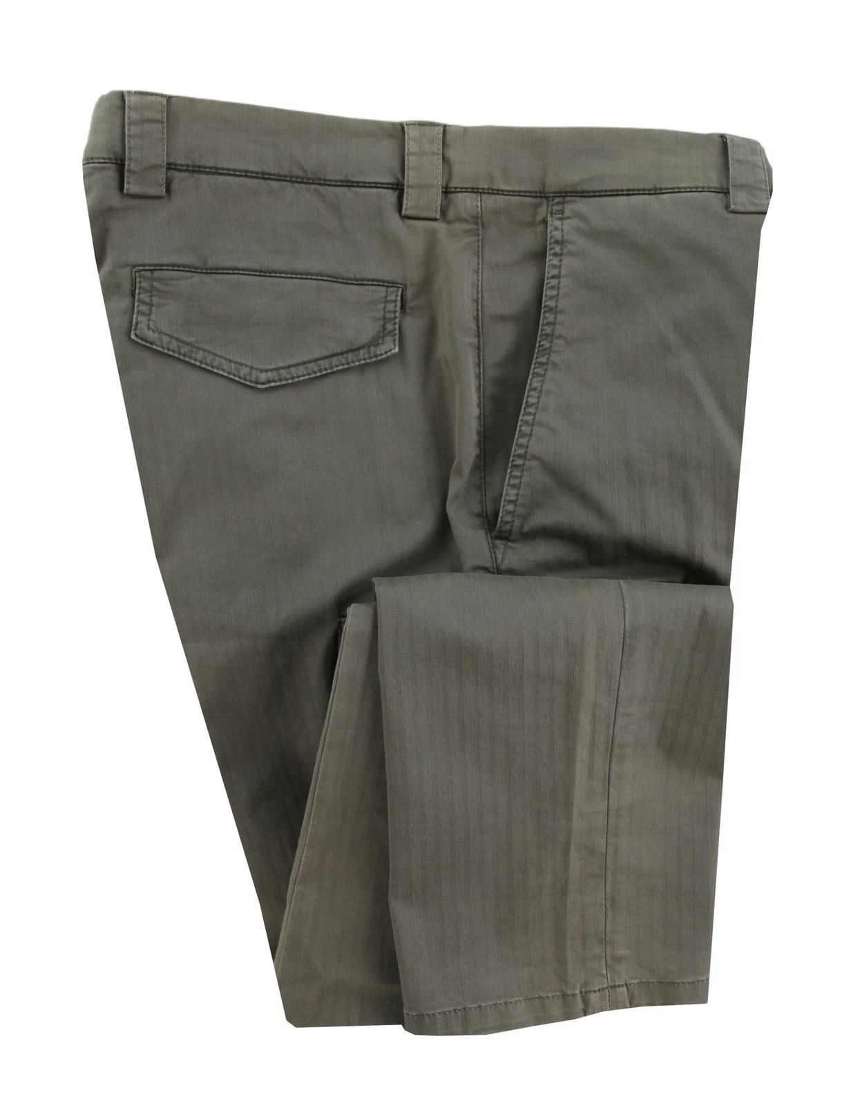 Brunello Cucinelli — $775 Brunello Cucinelli Green Solid Cotton Pants - Full - (BC1016251)