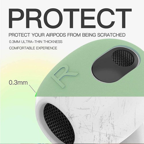 2Pairs Silicone Case Cover Caps Ear Tips For Airpods 3 3rd Gen Generation 2021 - Picture 14 of 19