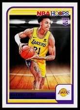 Maxwell Lewis 2023-24 Hoops #239 RC Los Angeles Lakers