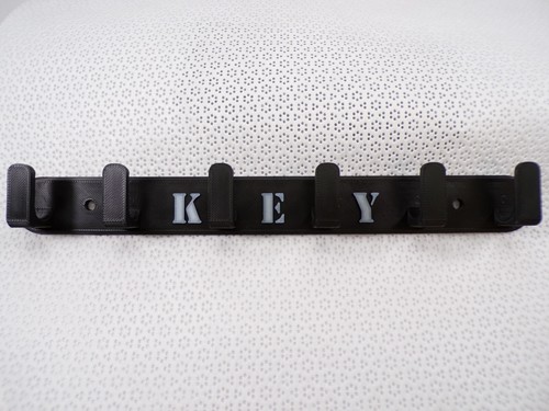 Key Chain Holder Wall Mounted 3D Printed Made in the USA Includes fasteners - Picture 7 of 17