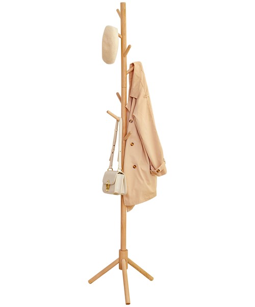 GarderobenstäNder Freistehender KleiderstäNder KleiderstäNder Mit 8 Haken 174Cm-image