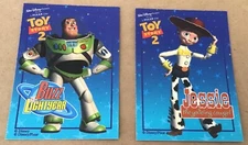 1999 General Mills Disney Pixar Buzz Lightyear & Jessie Promo Trading Cards