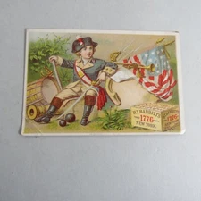 Victorian Trade Card B.T.Babbitt's Baby Soap Revolutionary War Drummer Boy