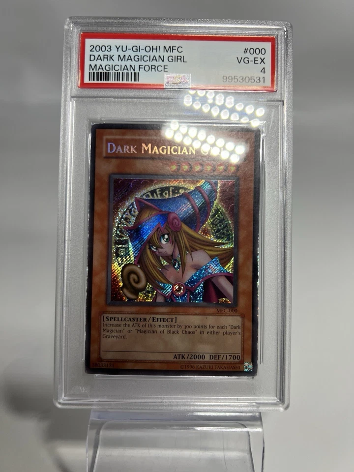 YUGIOH Dark Magician Girl MFC-000 Unlimited Dark Magicans Force PSA 4 - Image 2 of 4