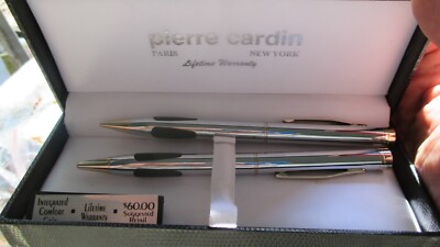 Pierre Cardin Pen and Mechanical Pencil Set Comfort Grip Brand New In Box