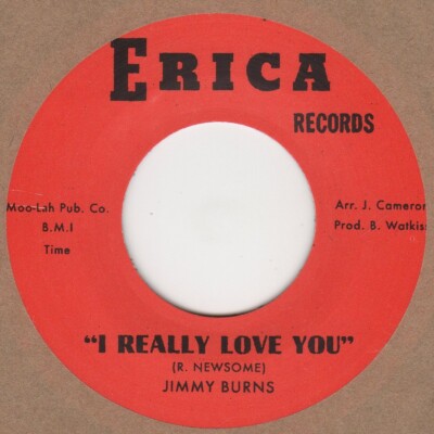 Jimmy Burns I Really Love You Erica Soul Northern Motown