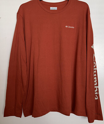 NEW ! Columbia Men's Thistletown Hills Long Sleeve Crew T-Shirt