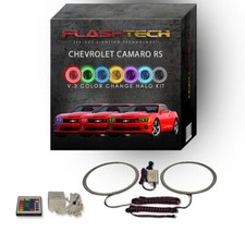 Rgb Angel Eye Led Halo Kit With Ir Remote For 10-13 Chevrolet Camaro Headlights Rgb Angel Eye Led Halo Kit With Ir Remote For 10-13 Chevrolet Camaro Headlights