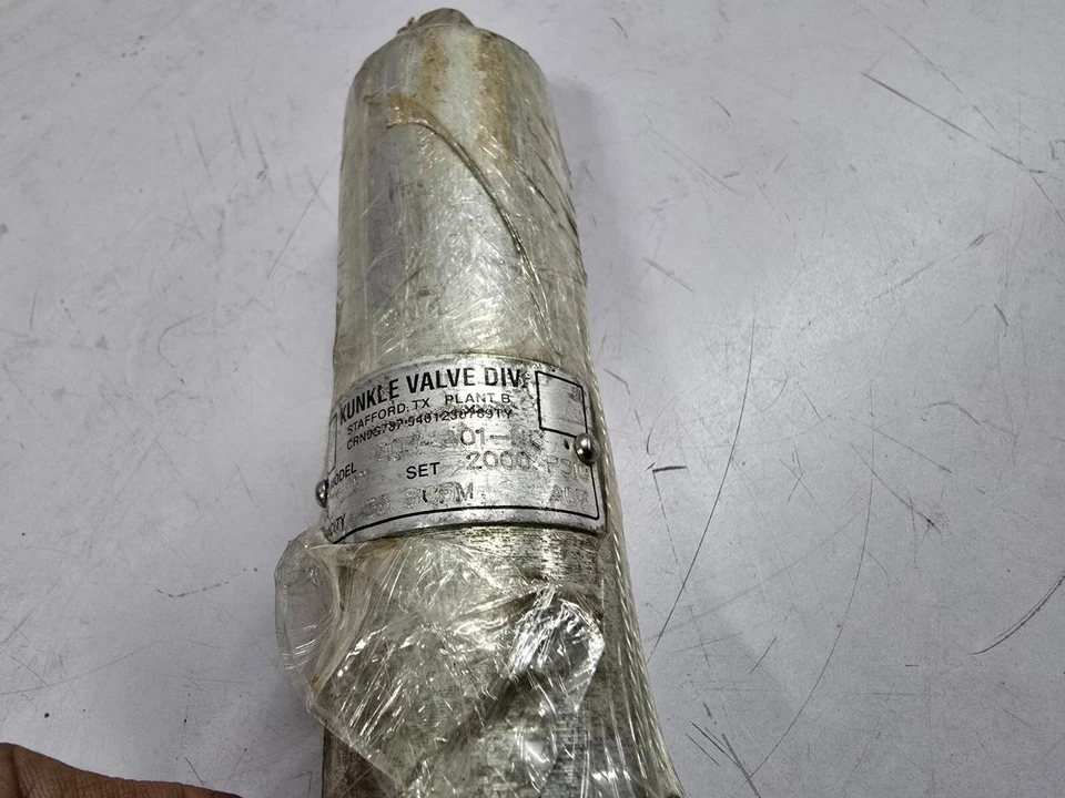 KUNKLE 803-A01-NO Safety Relief Valve 1/4 2000 PSIG - Image 2 of 4