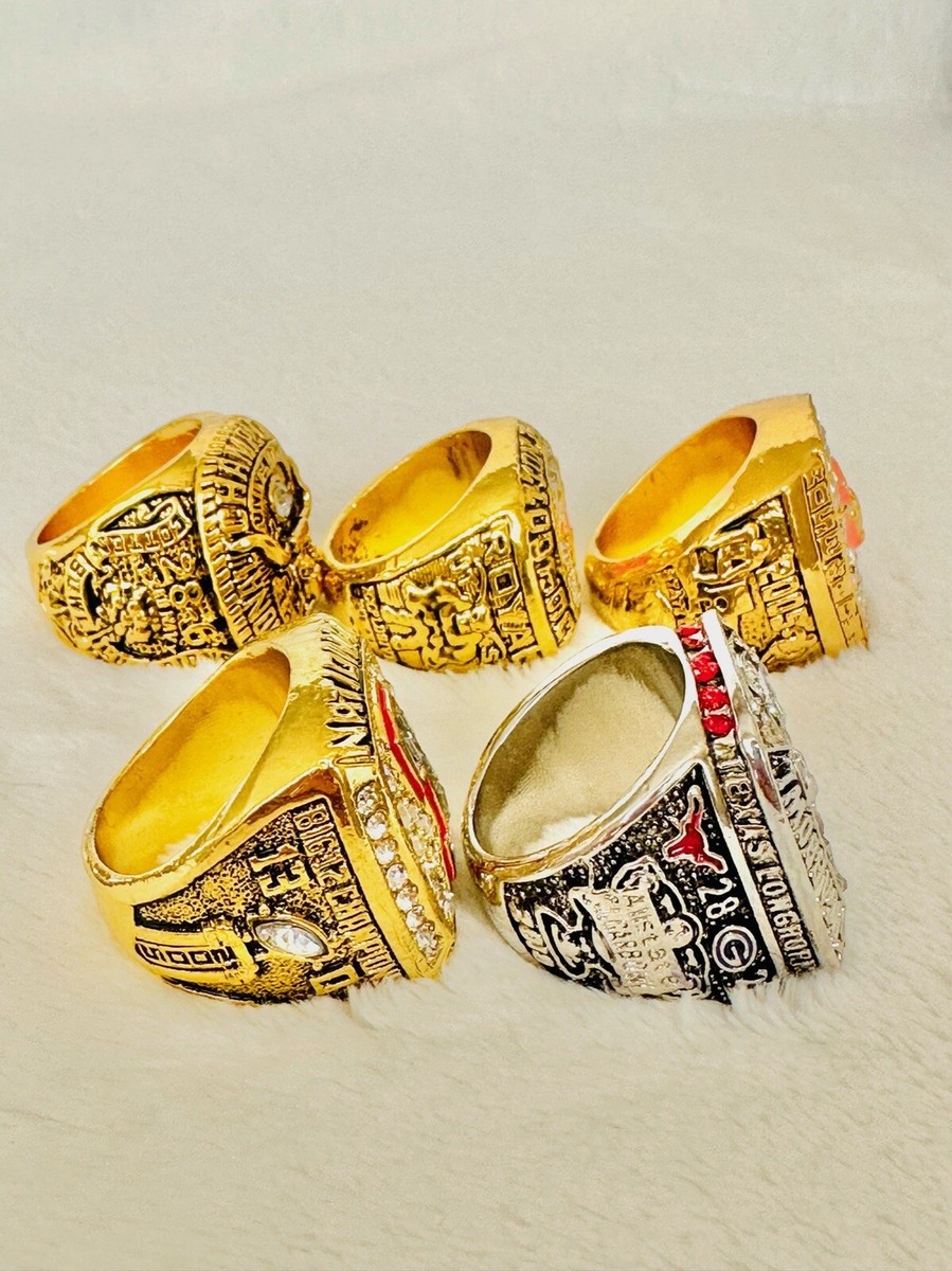 5 PCS University Of Texas LONGHORNS Championship Ring Set, US SHIP