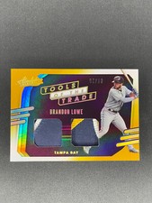 2021 Absolute - BRANDON LOWE - Tools of the Trade Dual Patch /10 Gold Rays