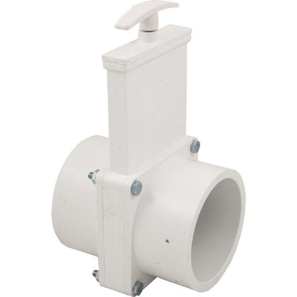 Valterra 7301 ABS Torventil – 3 Zoll Slip, Schwarz, Push-Pull-Bedienung, Für Flüssigkeiten & Gase