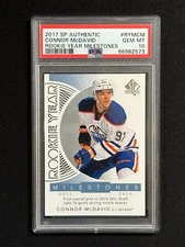 PSA 10 - Connor McDavid Rookie Year Milestones 2017-18 SP Authentic #RYM-CM