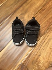 Wonder Nation Baby SIZE 5 Boys Casual Strap Shoes COLOR BLACK