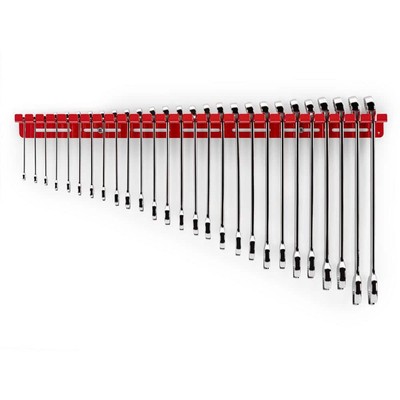 TEKTON Wrench Sets 27-Pieces Wall Hanger Corrosion Resistant Hand Tool Metric