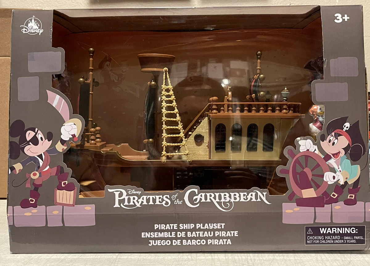 Disney Parks Pirates of the Caribbean Mickey and Friends Ship Playset New Box
