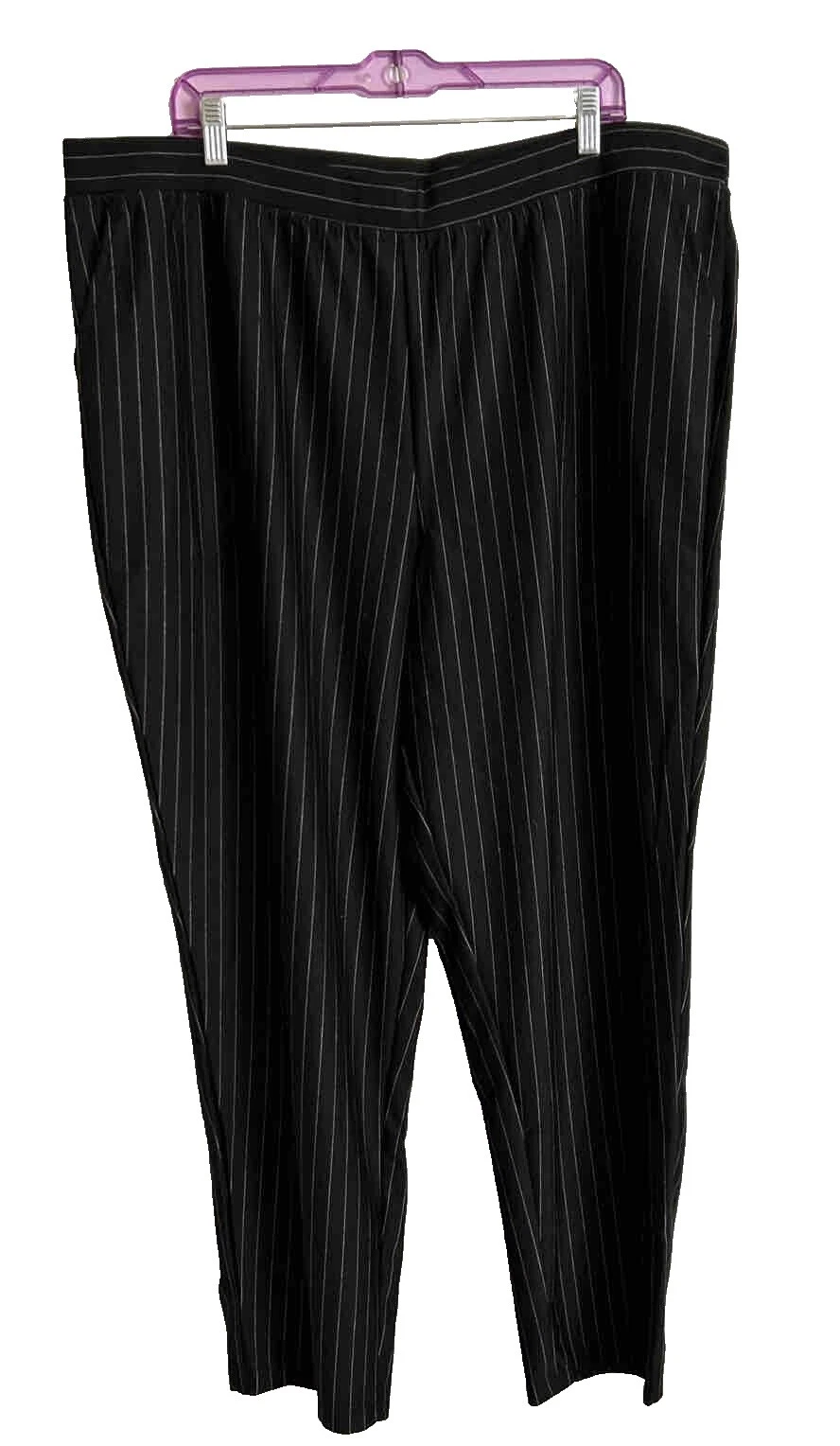 Pantalones de poliéster Woman Within Negro para Mujeres