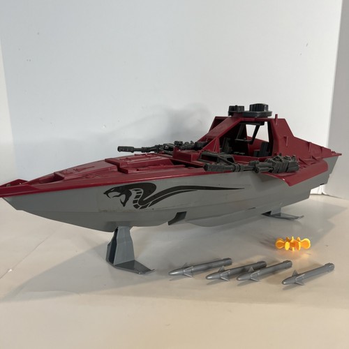 Vintage Cobra GI Joe 1985 MORAY HYDROFOIL Boat Vehicle 90% Complete