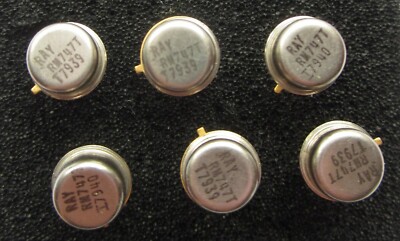 6 Stück RAYTHEON Transistor RM 747 T / NEU