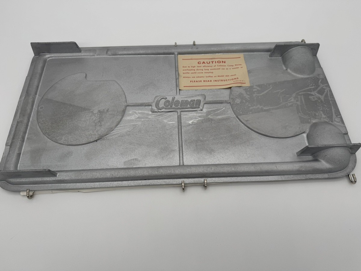 Poêle Ancien Coleman 5140-425 - Grille En Aluminium - Avec Boîte - Camping