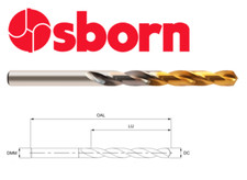 Image of 12.1mm JOBBER DRILL BIT TiN COATED GOLDEX HSS EUROPA TOOL OSBORN 8105041210 P239