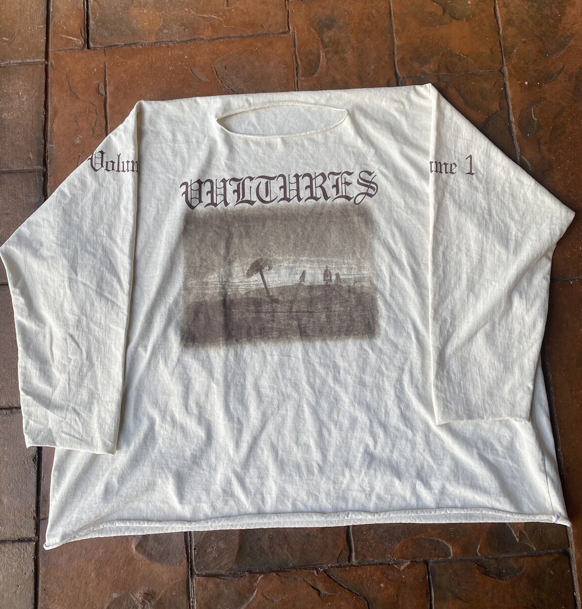 Kanye West Vultures Volume 1 Album Long Sleeve Shirt Size 3 Kanye West Vultures Volume 1 Album Long Sleeve Shirt Size 3