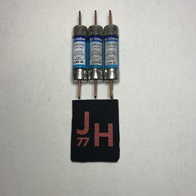New Littelfuse FLNR 90 ID 90 Amp Indicator Fuse Class RK5 Time Delay- Lot of 3