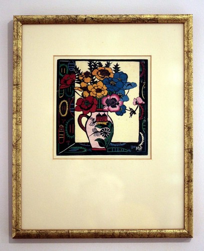 FRAMED 1994 DECORATIVE PRINT AFTER THE ORIGINAL By MARGARET PRESTON 'Anemones' - Picture 13 of 13
