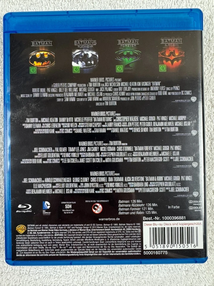Batman: The Motion Picture Anthology 1989-1997 - Blu-ray - Region Free - German - Image 4 of 4