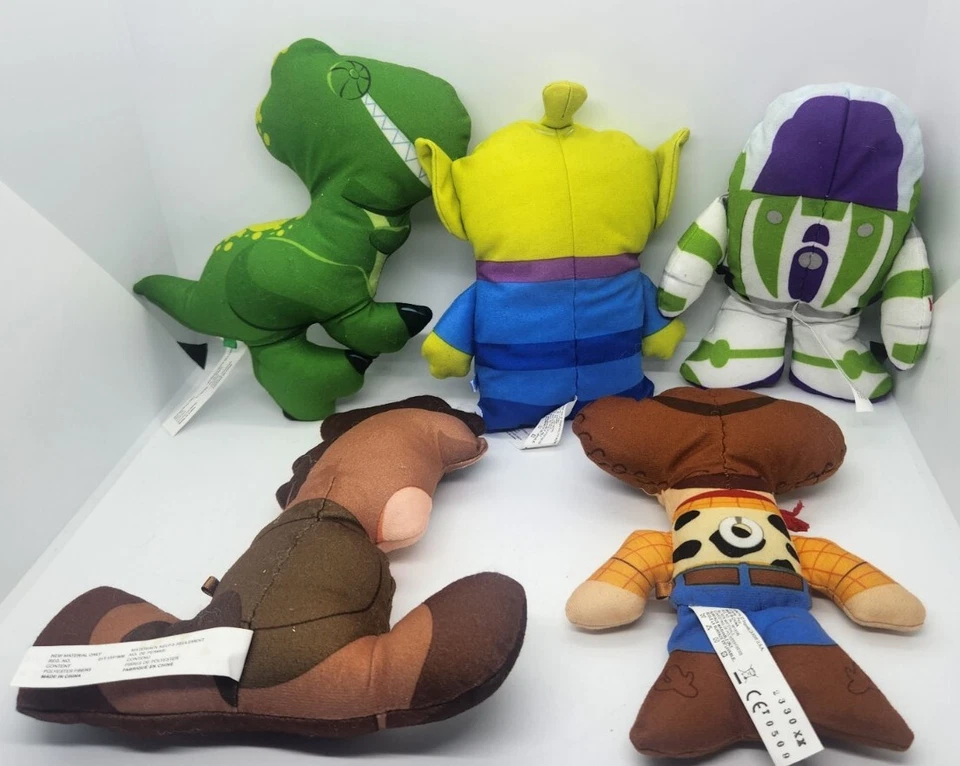 Mattel Disney Pixar TOY STORY 3 Cuddle Almohada Peluche MUÑECAS 7" Figuras Lote De 5 Foto 2 de 2