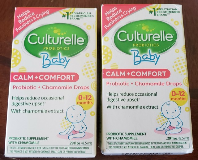 3 Culturelle Baby Probiotic Chamomile Drops 8.5 Ml for