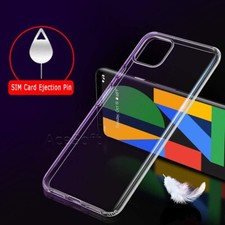 Ultra-Thin Slim Soft TPU Protective Case Cover Skin fit Google Pixel 4 Cellphone
