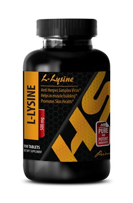 cold sore - L-LYSINE 500mg - stress pills - 1 Bottle