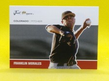 Franklin Morales 2007 Just Minors JUST BLACK EDITION #JA31 Colorado Rockies 3/50