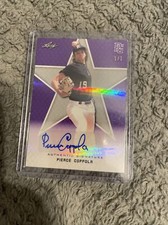 PIERCE COPPOLA -2020 Leaf Perfect Game National Auto- One Of One- 1/1 !!!