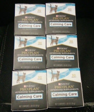 LOT OF 6 Purina Calming Care Cat Probiotic Anxiety Supplement TOTAL 180 Sachets