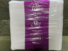 Poise Incontinence Pads 12 Hour Protection - Long Length 45 Pads