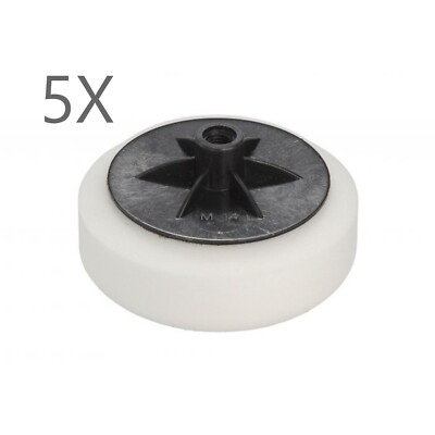 Compoundierkopf Wischmopp 6'' - 150mm mit 14mm Gewindeträgerplatte 5 Stück