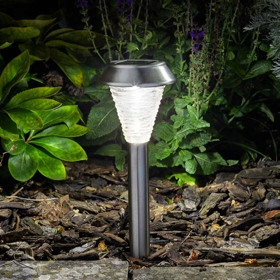 Mira Max Modern Design Super Bright 10 Lumens Solar Powered Garden Stake Light