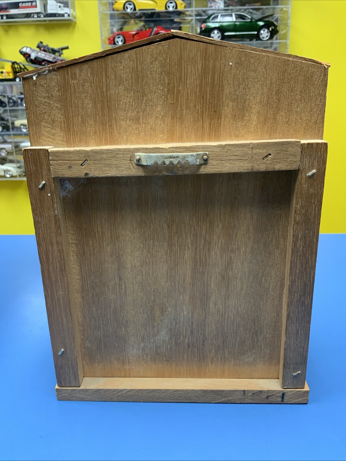 Vintage Sutters Creek General Store Front Diorama Wooden Wall Art & Out House