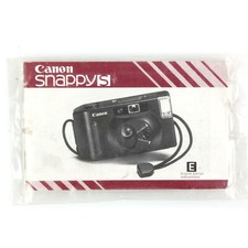 Canon Snappy S Instructional Manual Original
