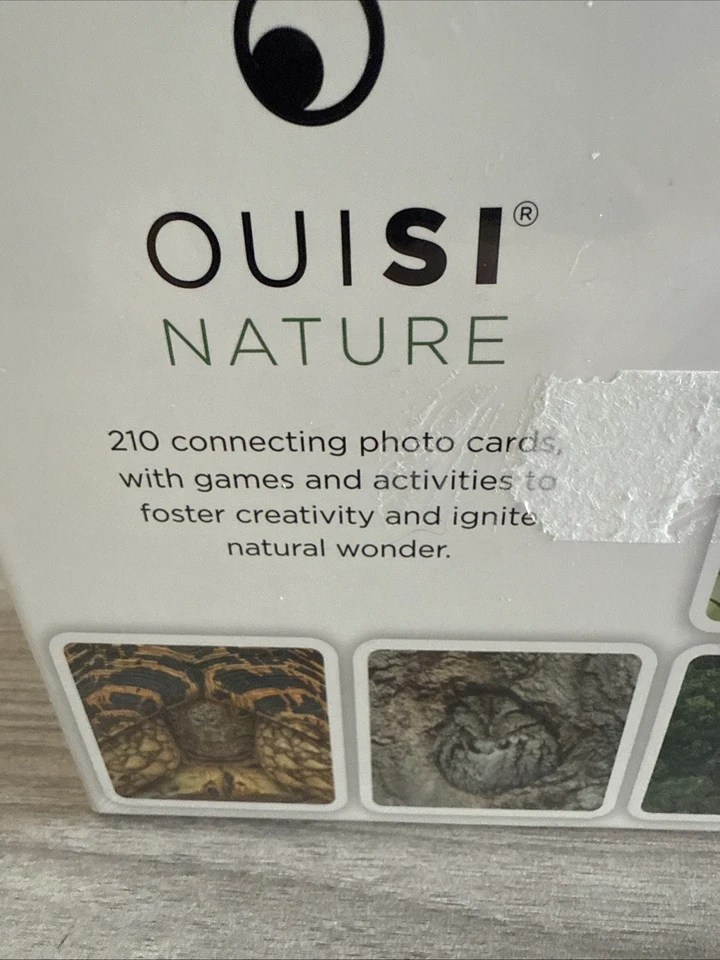 OuiSi Nature Visual Connection 210 Connecting Photo Cards Games Activities New - Image 2 of 4