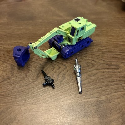 Vintage 1985 G1 Transformers Scavenger Constructicon Devastator W/ Parts Lot