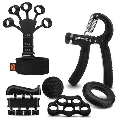 Hand Grip Strength Power Trainer Gripper Strengthener Adjustable Gym Exerciser