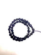 Natural Faceted 19" Strand Amethyst Coin Shape Beads 10-12mm Gemstone Beads.