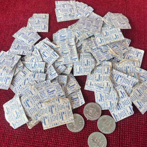 Vintage Lot Of 70+ 1960s Shell's Mr. President Coin Game Tokens Shell Gas Tokens