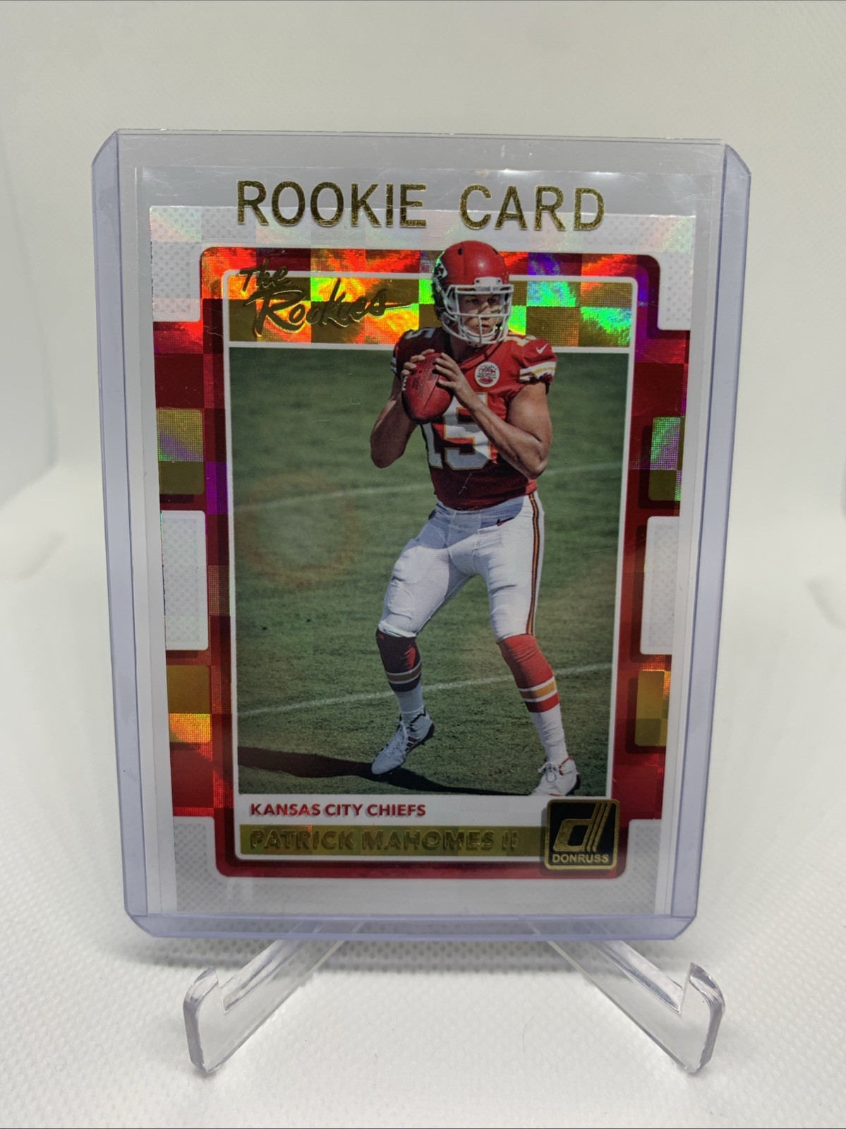Patrick Mahomes Panini Donruss the Rookies #7 Base